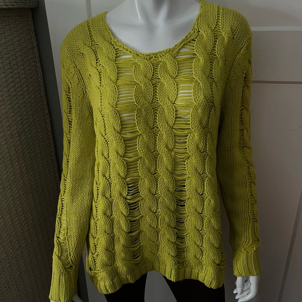 Lovers + Friends Yellow Sweater